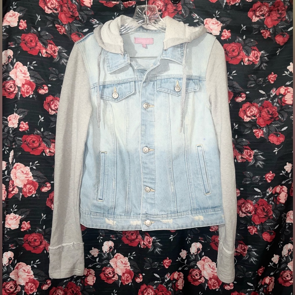 Harper Jean Jacket with detachable hood and secret/inside pockets